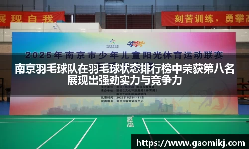 南京羽毛球队在羽毛球状态排行榜中荣获第八名展现出强劲实力与竞争力
